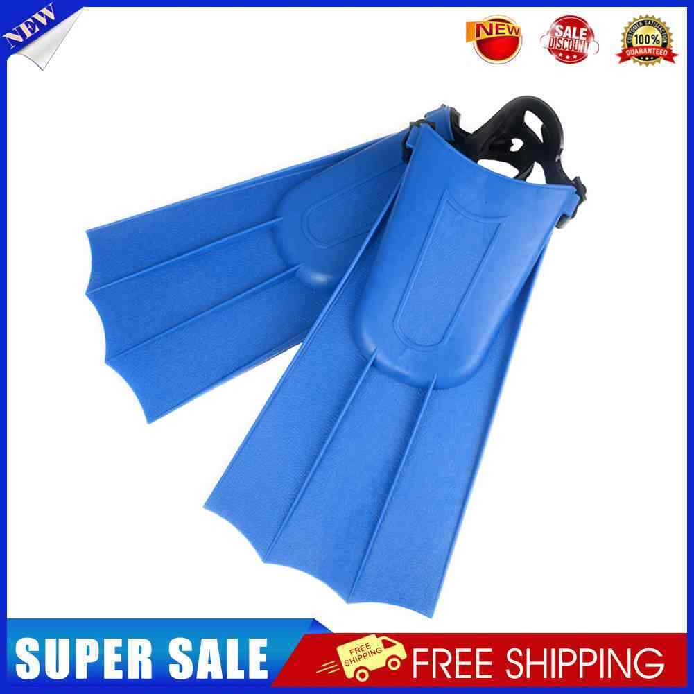 Blue Snorkeling Foot Flippers Child Short Ultra Light Swimming Fins (40-44)