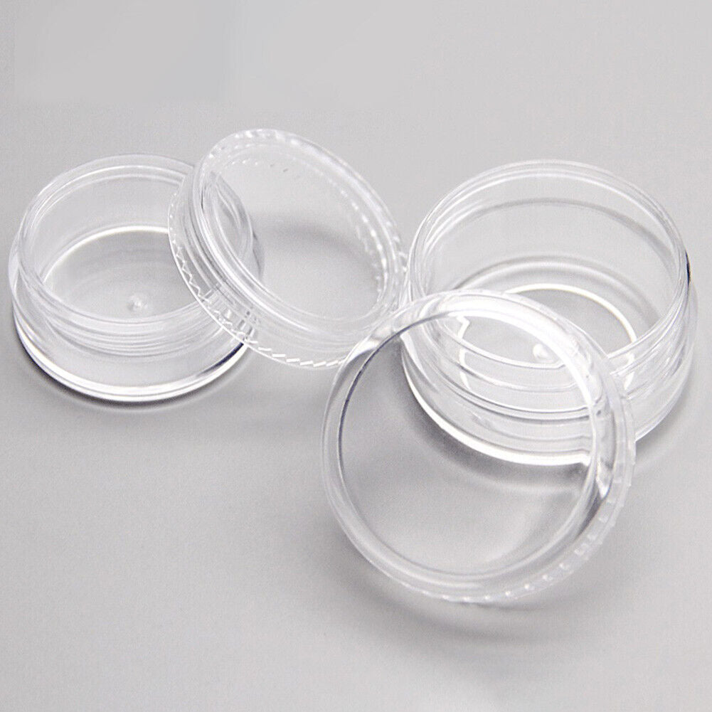 3g Empty Jewelry Bead Box Make Up Cosmetic Round Sample Bottles Jars Pots