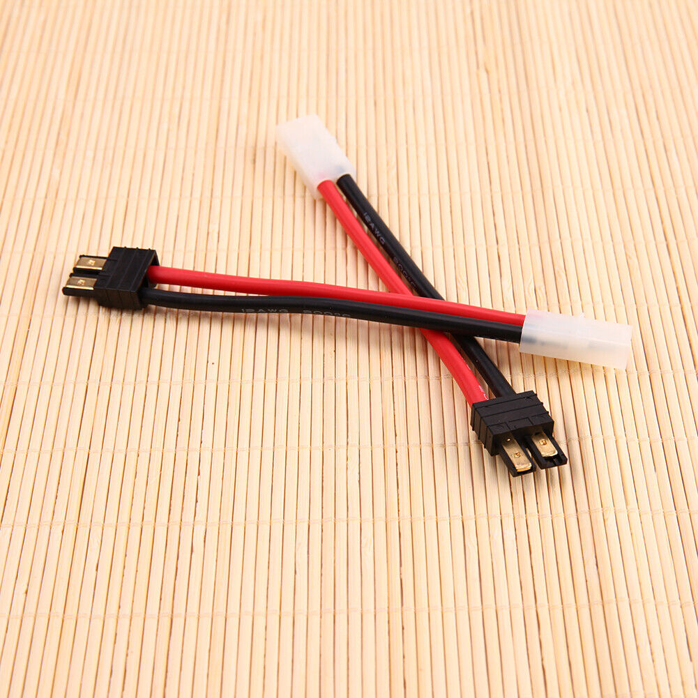 2pcs Plug Male for Traxxas to Female for Tamiya Head Connector Adapter