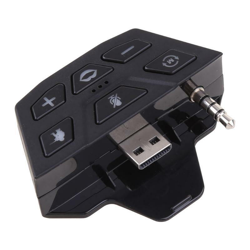 Stereo Headset Adapter Sound Enhancer Headphone Converter For -Xbox One Gamepad