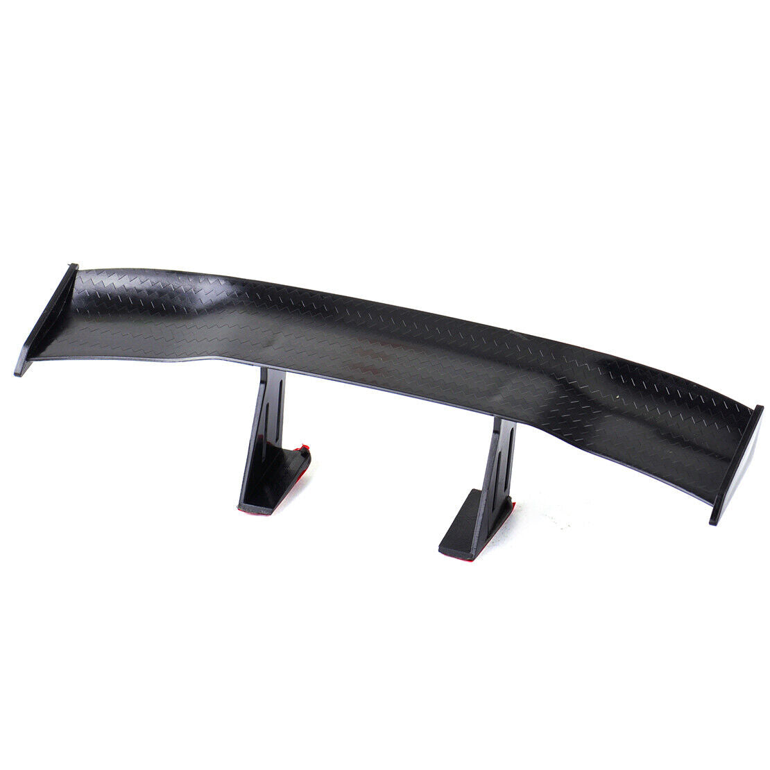 17cm Black Carbon Fiber Twill Look GT Tiny Mini Rear Wing Spoiler Decoration Li
