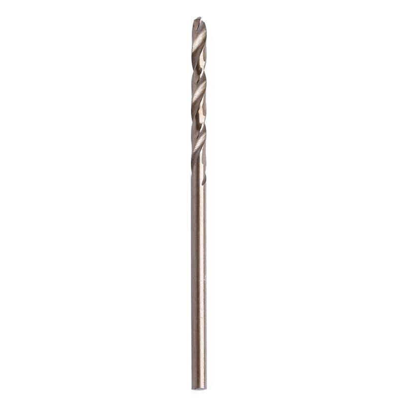 10Pcs Durable 2mm M35 Triangle Shank HSS-Co Cobalt Twist Drill Spiral Drill Bit