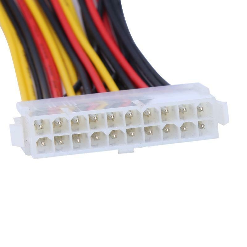 1PC ATX 20-Pin Femle to 24-Pin Male Power Supply Adapter Cable for Laptop PC