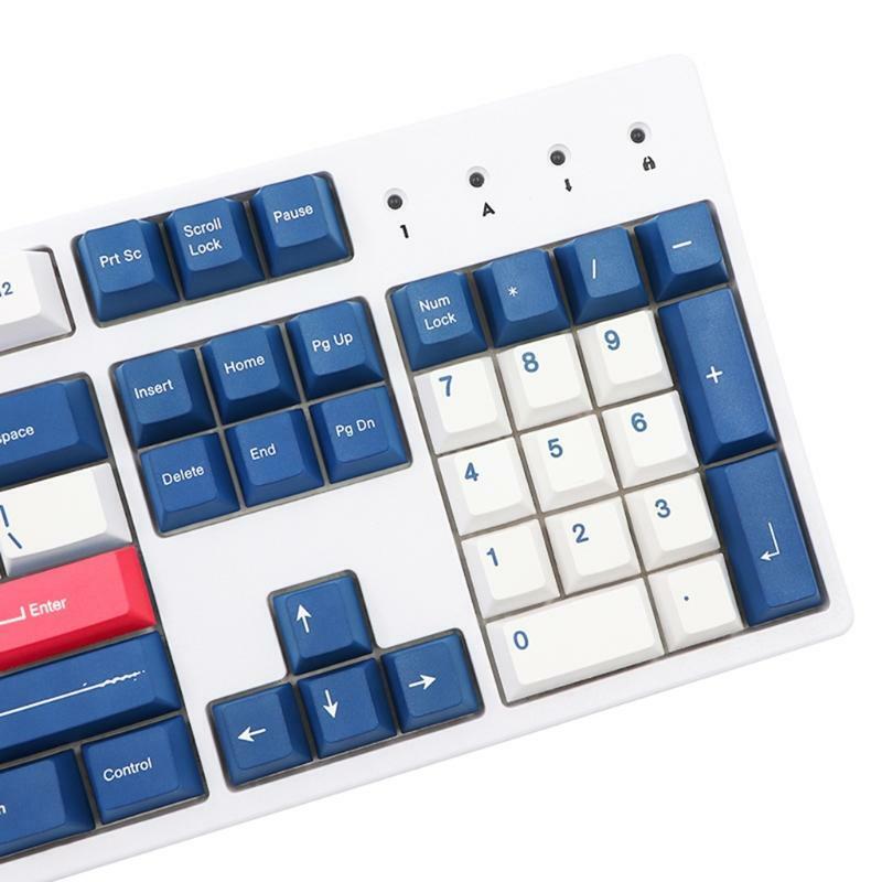 138 Pieces PBT Keycap Cherry Profile Standard Sublimation Process Iso Key Cover