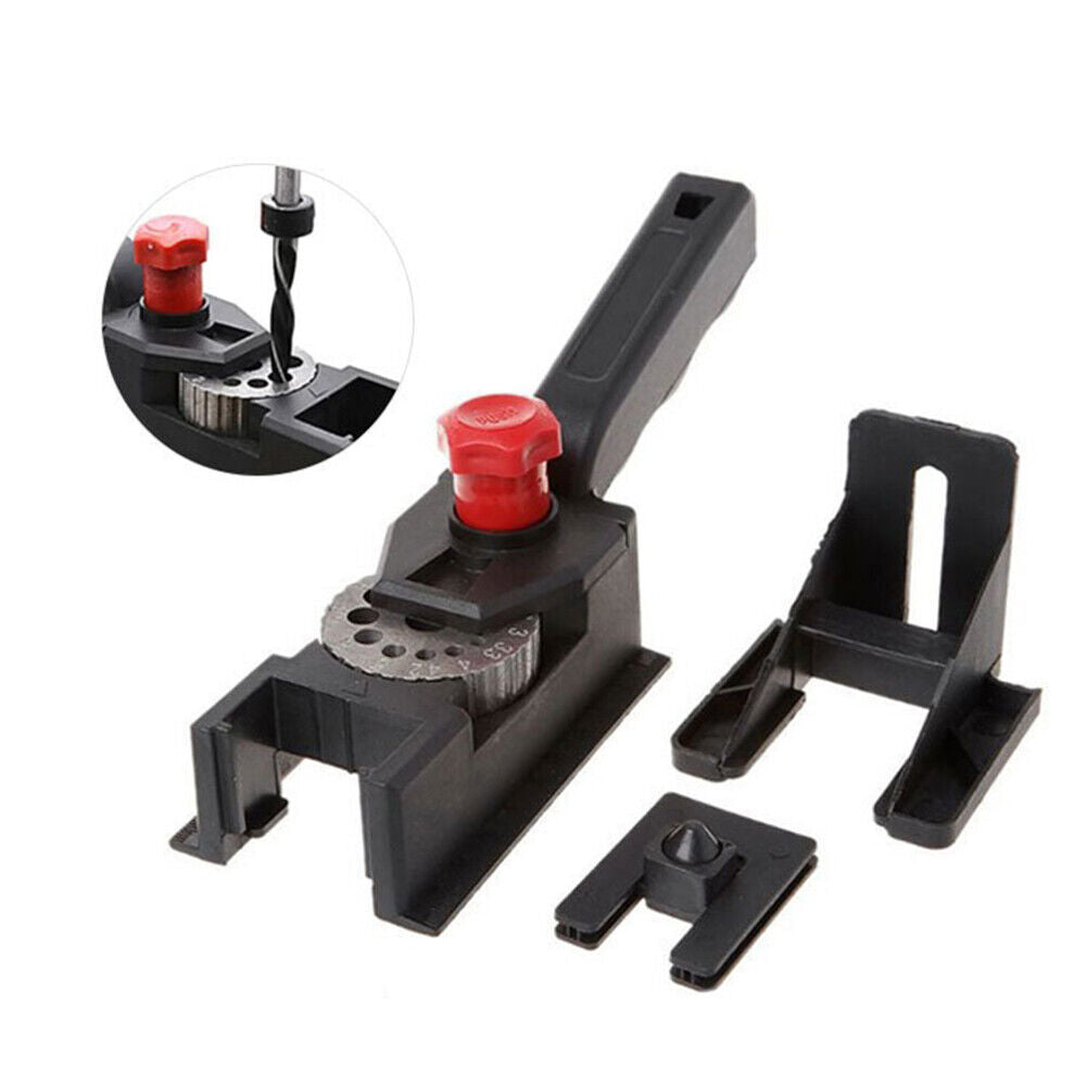 Woodworking Doweling Jig 3-12mm Hinge Drilling Guide Locator Puncher Tools