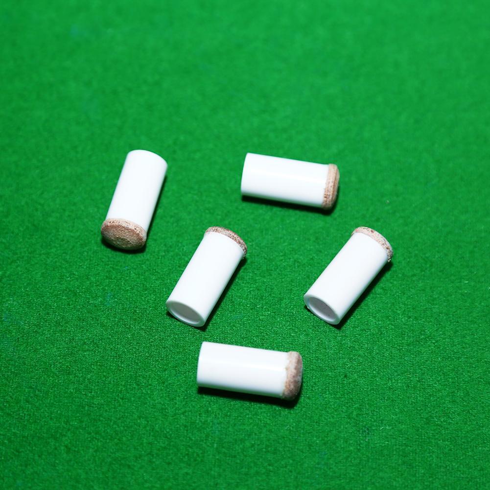 5pcs Slip-on Pool Cue Tips Snooker Cue Ferrule Billiard Accessories (11mm)