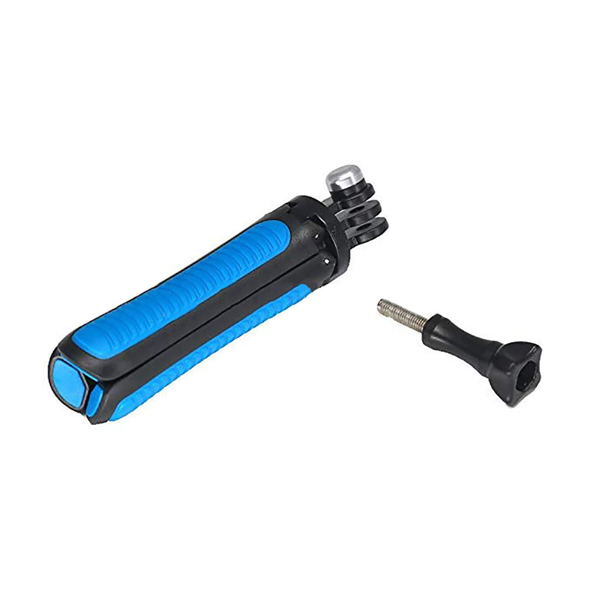Mini Selfie Tripod Stick for GoPro Hero 8/7/5/4/3+/3 Xiaoyi 4K Camera Black+blue