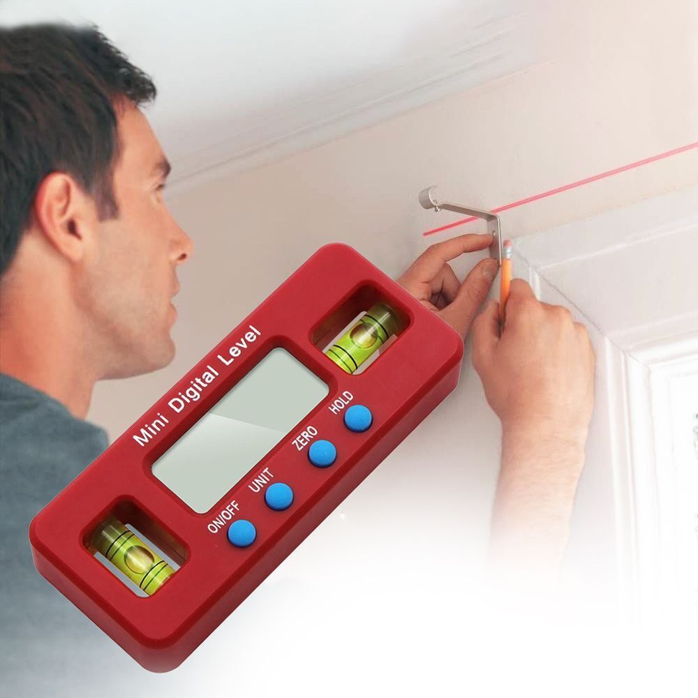 Inclinometer Digital Display Water Proof Level Box Angle Measuring Finder