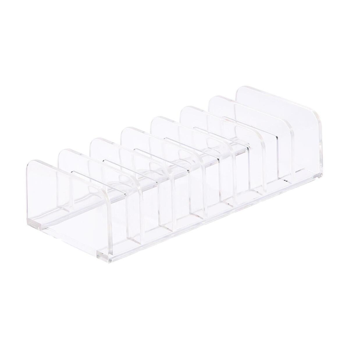 Cosmetic Storage Organizer  Compact Vertical Acrylic for Cabinets