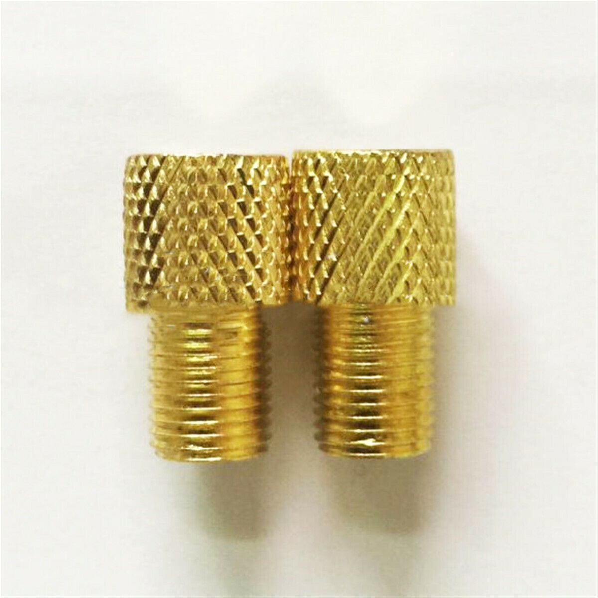 2pcs Presta to Schrader Tube Pump Tool Converter Bicycle Bike Tire Valve Adaptor