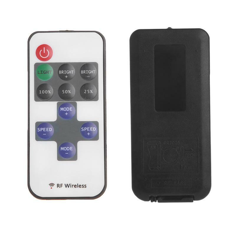 RF Wireless 11 Key Remote Controller Mini Dimmer For Single Color Strip Light