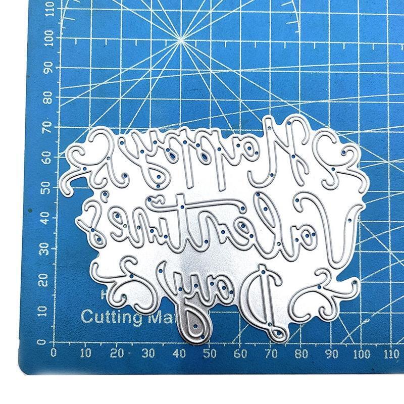 Happy Valentine's Day Metal Cutting Die Great Gifts for Kids Teens Boys Girls