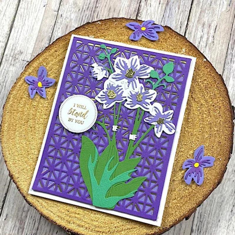 Metal Template Moulds Flower Embossing Tool for Album Scrapbooking Art Decor