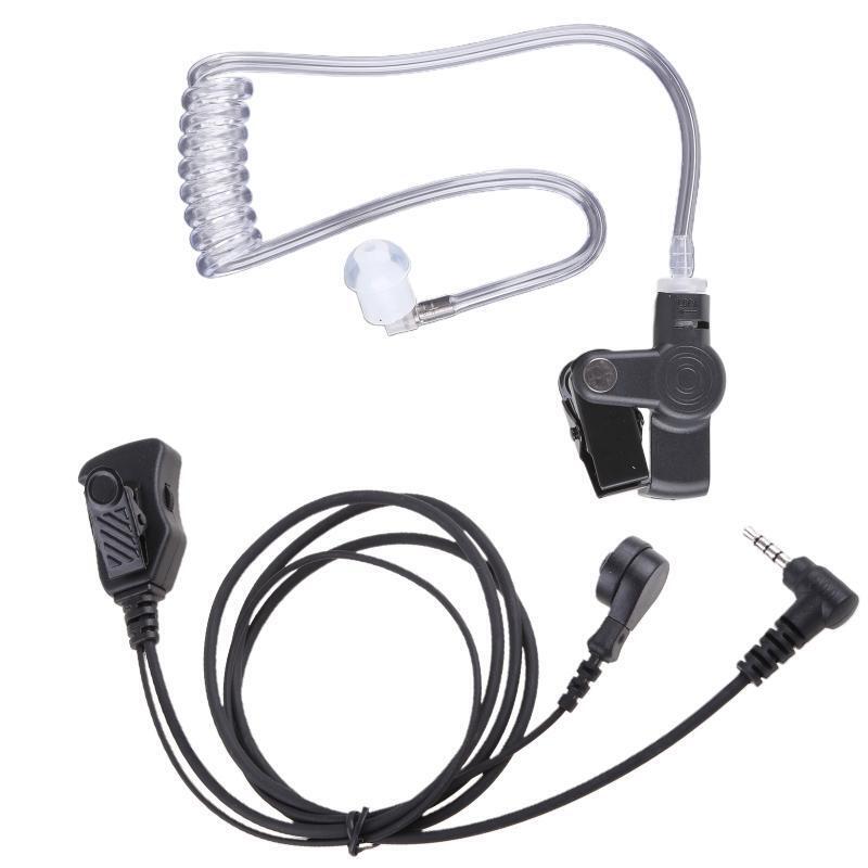 3.5MM Air Duct Headphones (1 set) with Volume Adjustment for Yaesu Vx-5