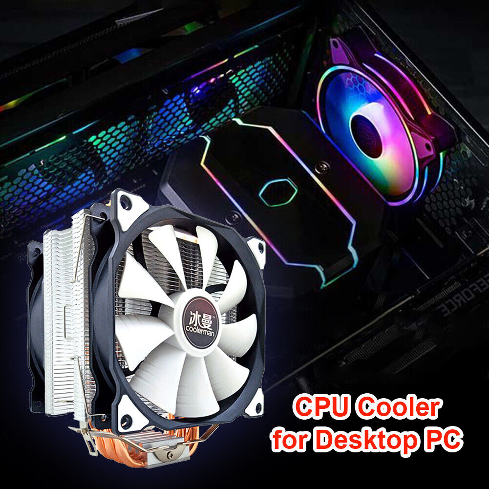 SNOWMAN MT6 12cm CPU Cooler Fan 6 Heat Pipes 4 Pin Heatsink (Dual Fan)