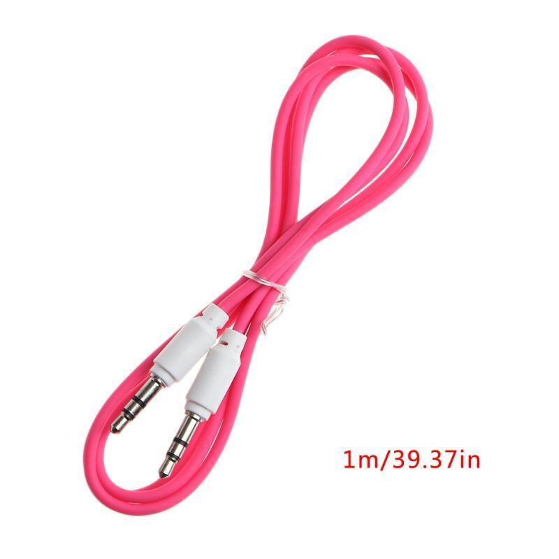 1m 3.5mm Jack Male To Male Audio Auxiliary Aux Cable For Car Stereo MP3 Phone