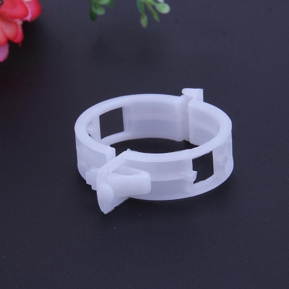 100pcs Garden Plant Support Clips for Trellis Twine Greenhouse Tomato
