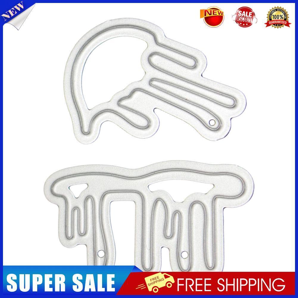 2pcs Drops of Blood Metal Cutting Dies Stencil Embossing Scrapbook Craft