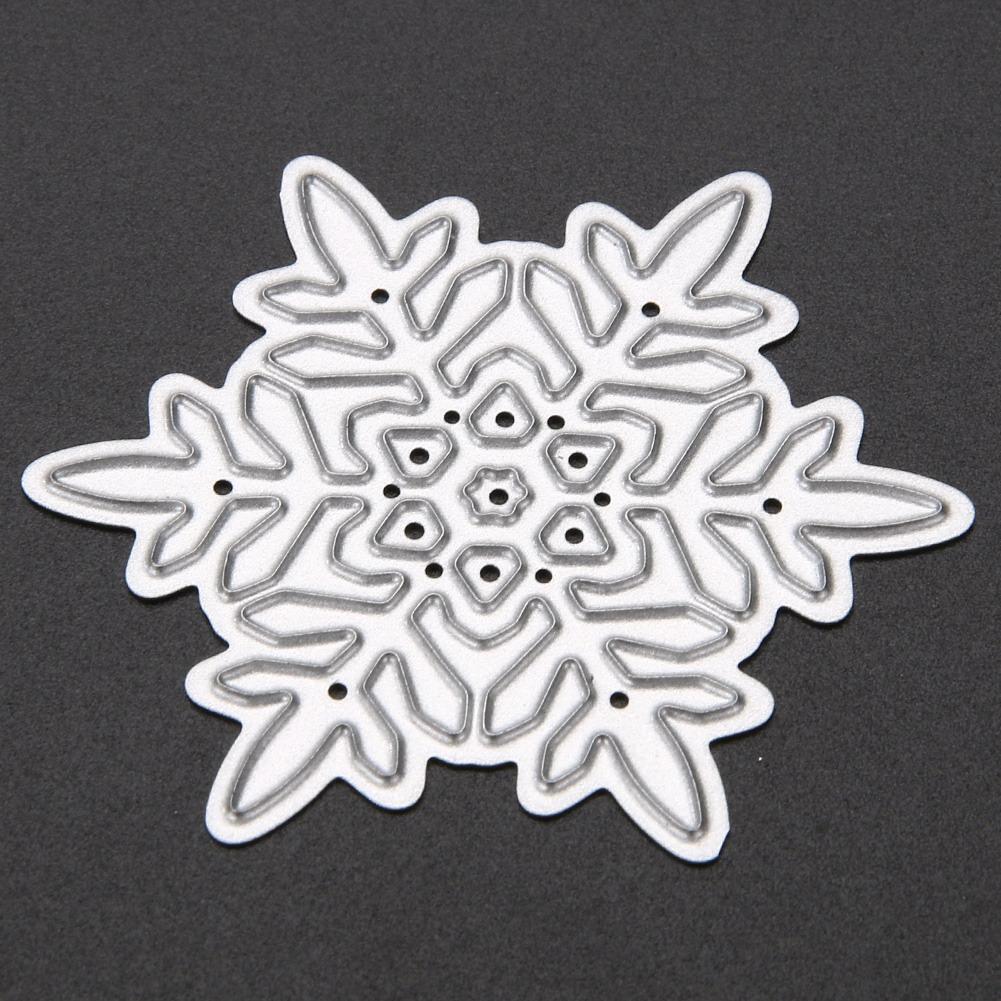 4pcs Christmas Snowflake Scrapbooking Album Paper Card Diary Hand Craft