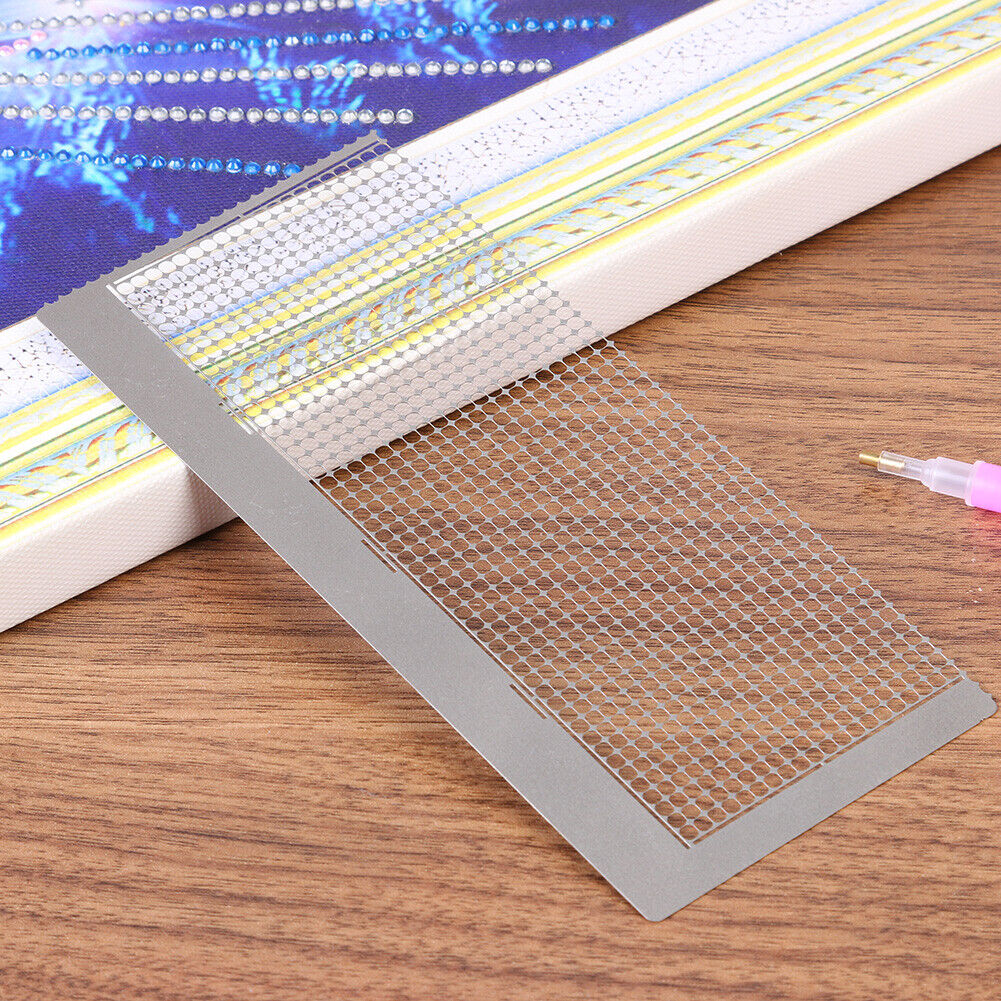Diamond Painting Net Ruler Point Drill Ruler DIY Needlework Accessory (141)