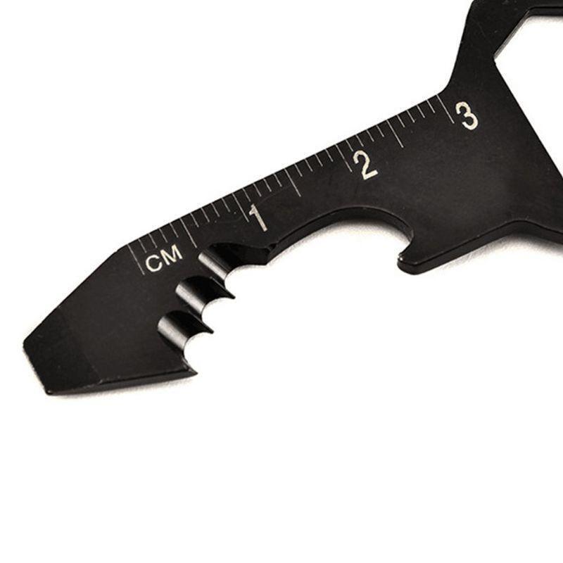 Keychain Bottle Opener Multi Tool 6 Tools in 1 Carry Pocket and Backpack Tool