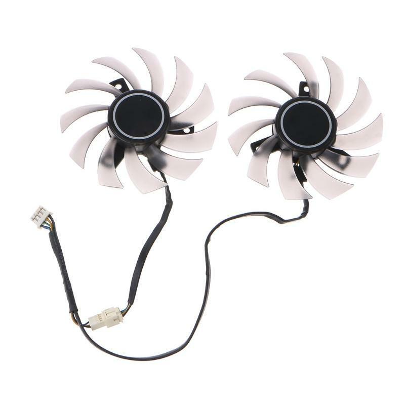 75MM PLD08010S12H 4Pin VGA Fan Graphics Card Cooling Fan for GTX 1050TI 550 12V
