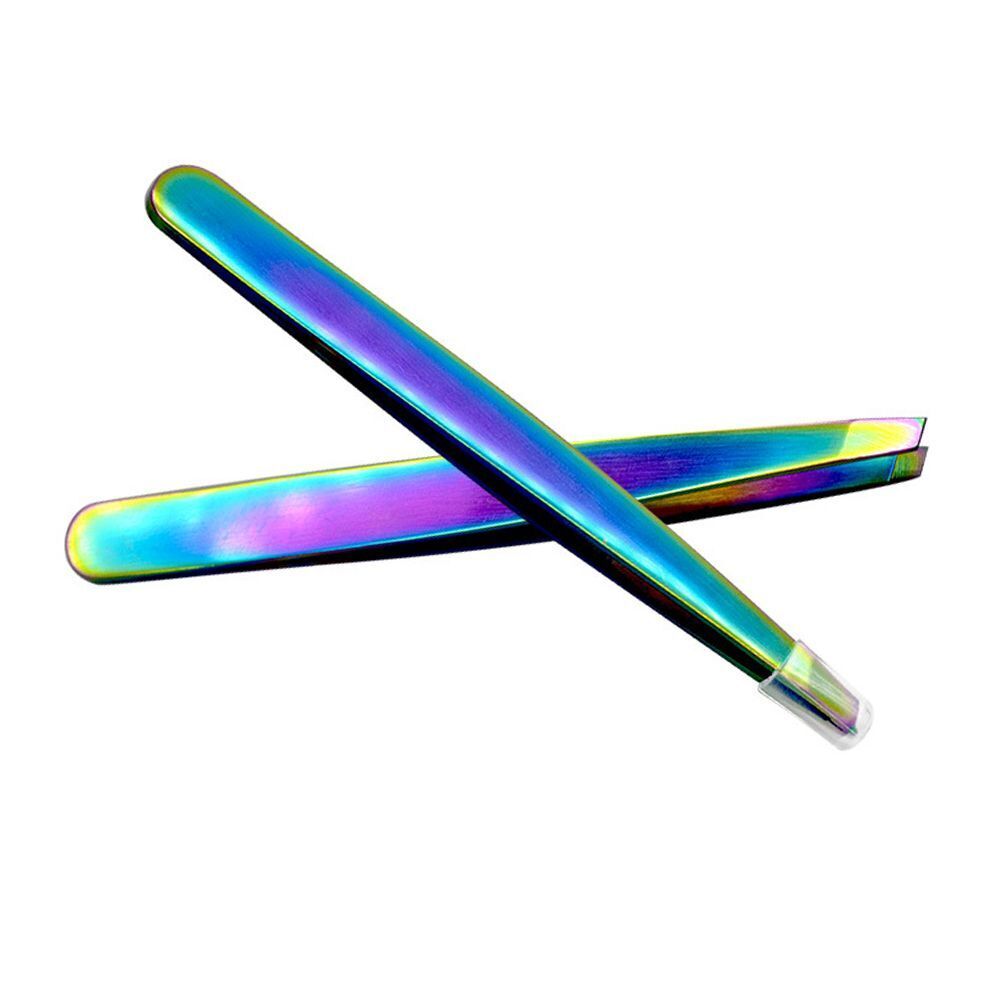 False Eyelash Tweezers Brow Trimmer Colorful Eyebrow Clip Face Hair Removal