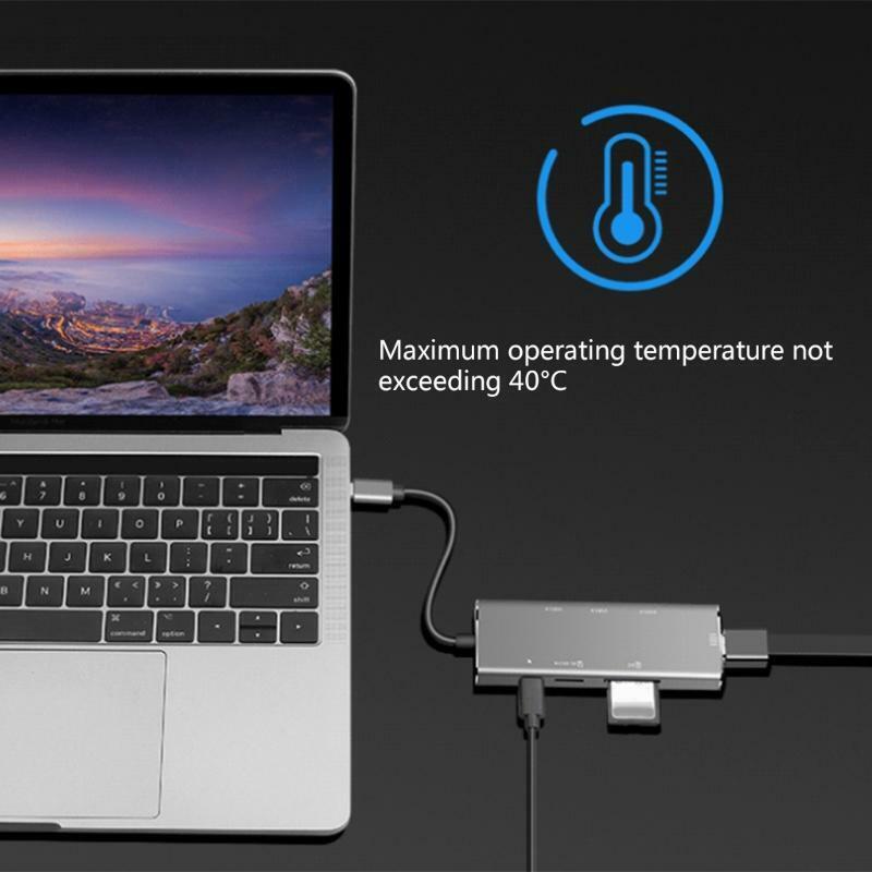 3.0 USB Hub 7 Ports Multiple Expander RJ45 Adapter USB Splitter, Plug and Play