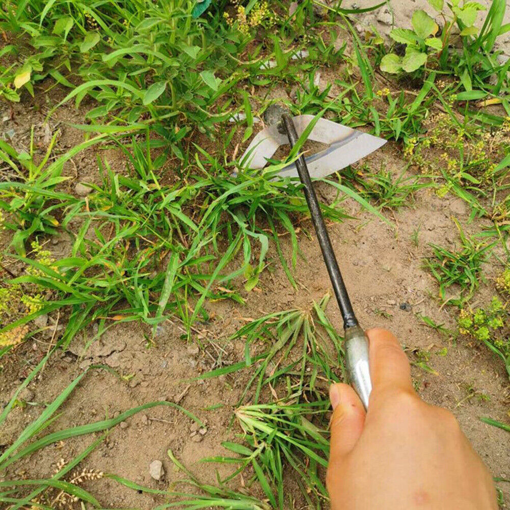 Steel Weeding Shovel Farm Tool Handheld Hollow Hoe Agriculture Rake Tool