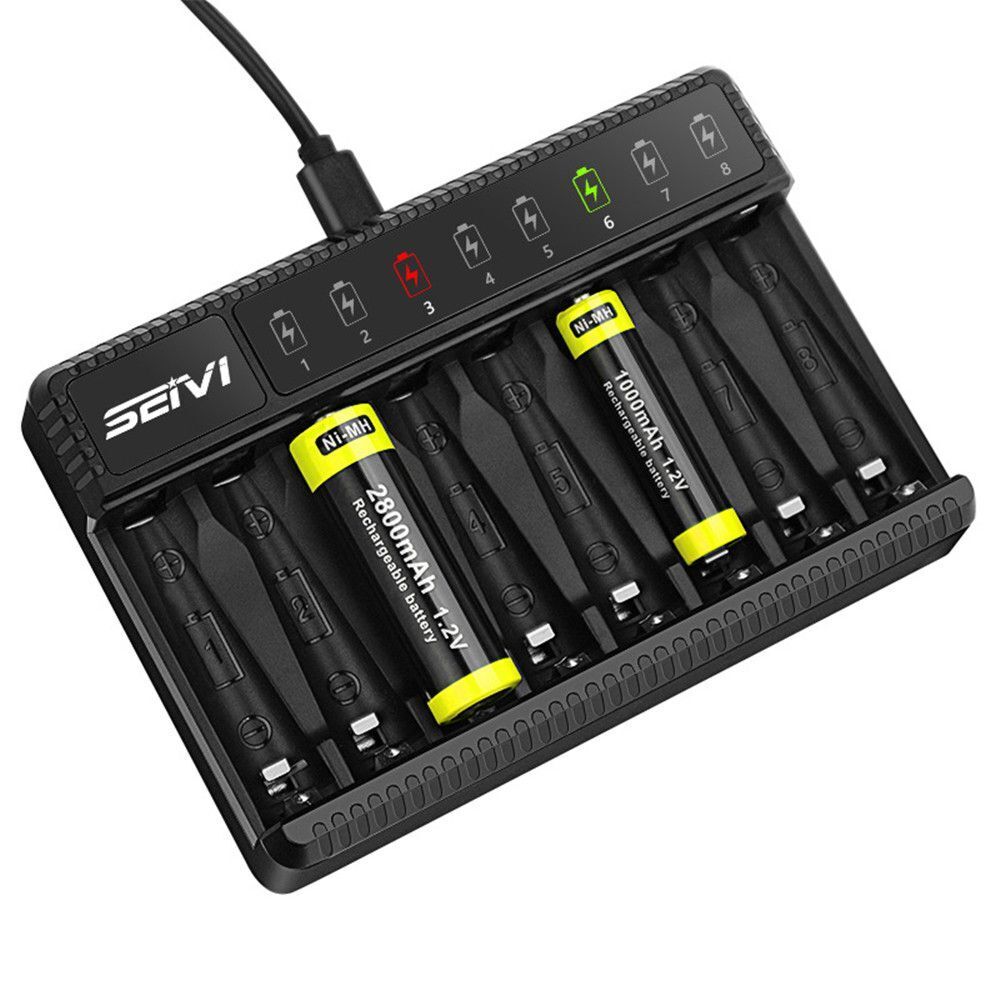 Dock Intelligent Battery Charger For AA/AAA NiMH Rechargeable Batteries