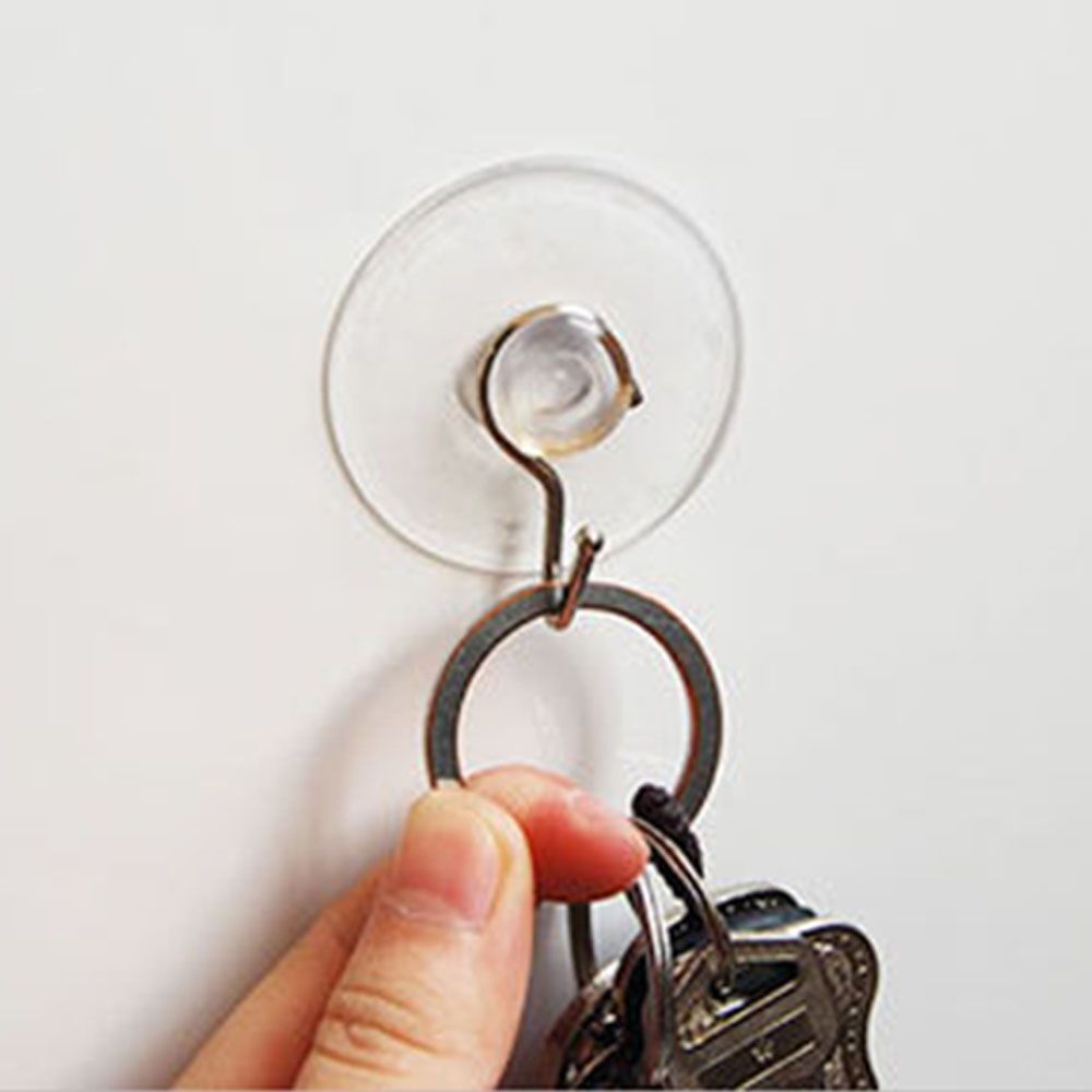 Glass Wedding Supplies Rubber Hangers Suction Cup Sucker Transparent Wall Hook