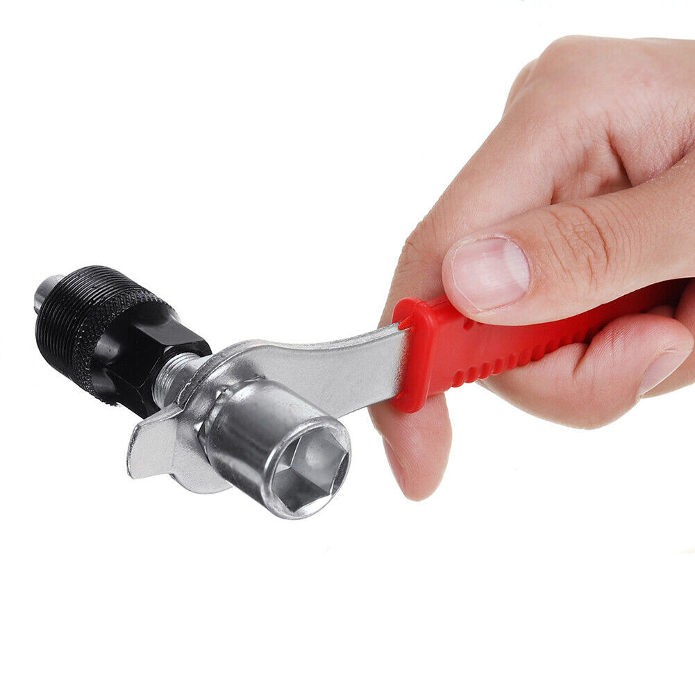 Bicycle Crankset Crank Puller Repair Wrench Extractor Cycling Hand Spanner