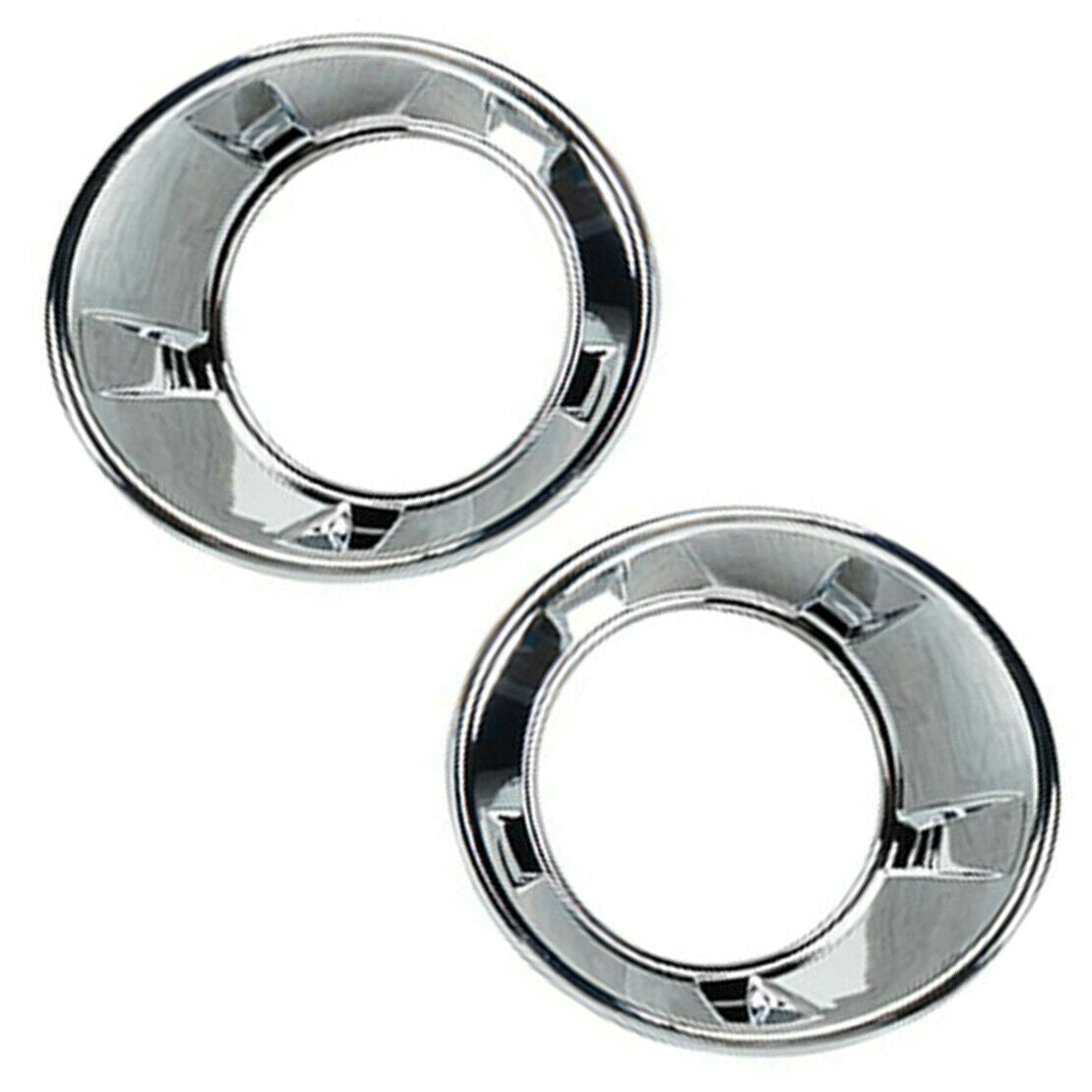 1Pair Chrome Front Fog Light Lamp Cover Trim Fit for Chevrolet Camaro 2010-2015