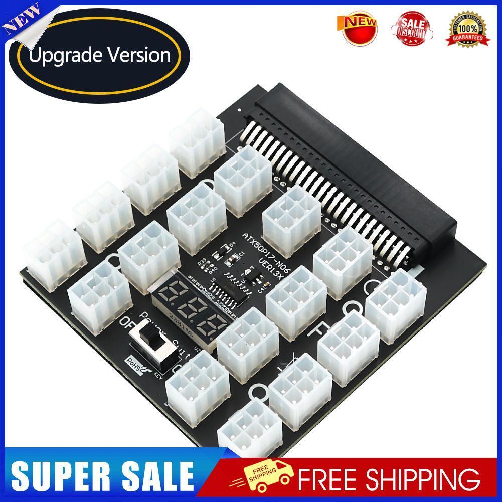 ATX Power Breakout Board for Miner Graphics Card 17 Port 50(2x25)Pin Module