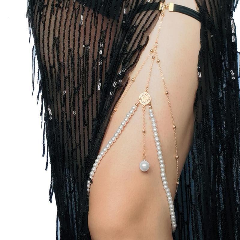 Thigh Chain Jewelry Bikini Body Jewelry Accessories for Women Girls Summer Beach