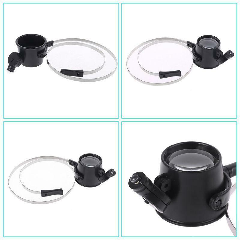 15x Eye Magnifier Headband Magnifier Magnifying Glass Loupe Lens Watch Repair