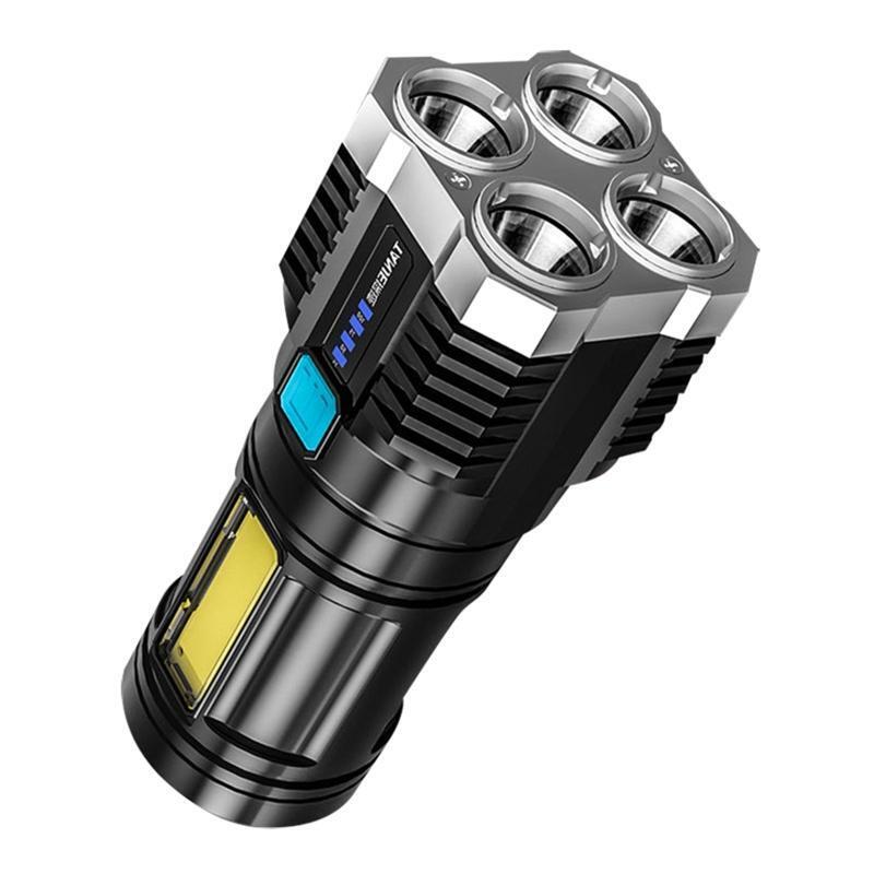 Strong Light LED Flashlight Handheld Spotlight Multi-Functional Flashlight