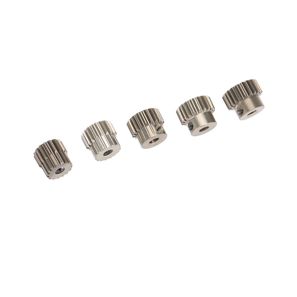 5pcs 3.175mm 48DP 16T 17T 18T 19T 20T Pinion Motor Gear Kit for 1/10 RC Car