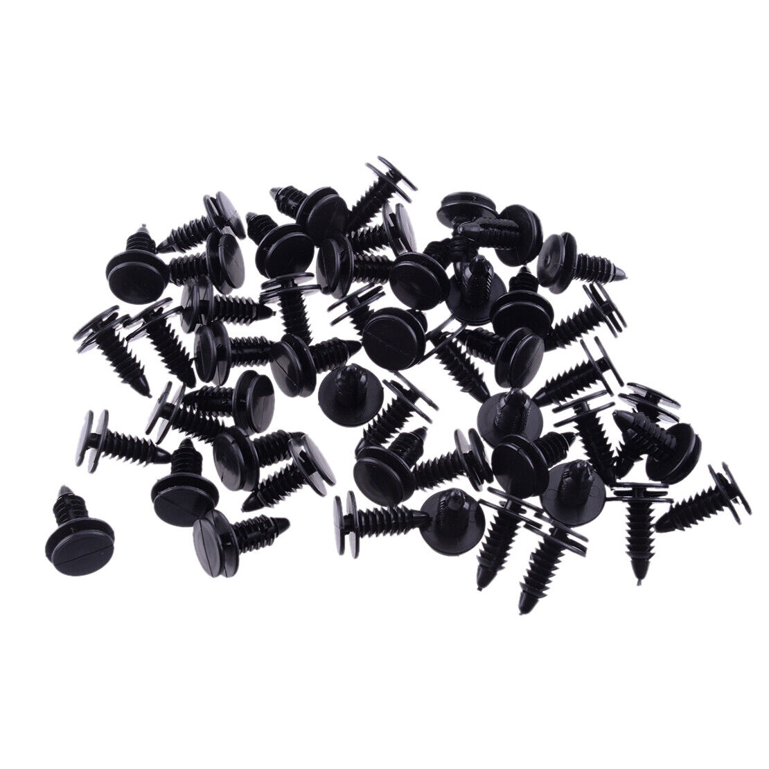 50pcs Interior Door Trim Plastic Panel Retainers Clips Fit For Ford N805155-S