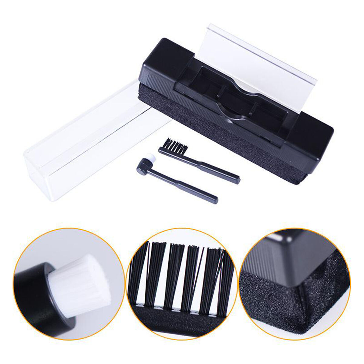 Cleaner Velvet Cleaning Brush Kits for Turntables No Residues