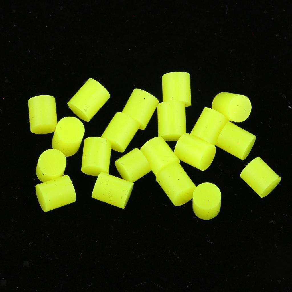 20 Pcs Fishing Floating Beads Float Stopper Float Tackles Yellow
