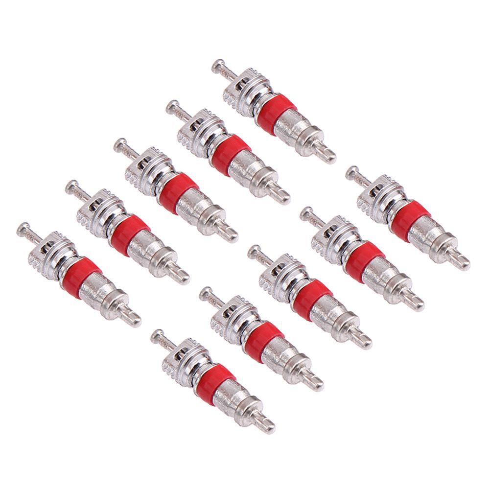 10pcs Tyre Valve Cores w/ Remover Tool for Schrader Car Bike Motorcycle