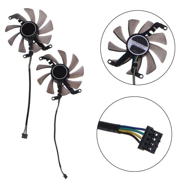 2pcs CFM10012H12SPA 85mm For GALAXY GTX1660 Super 1660ti RTX2060 Graphics Card