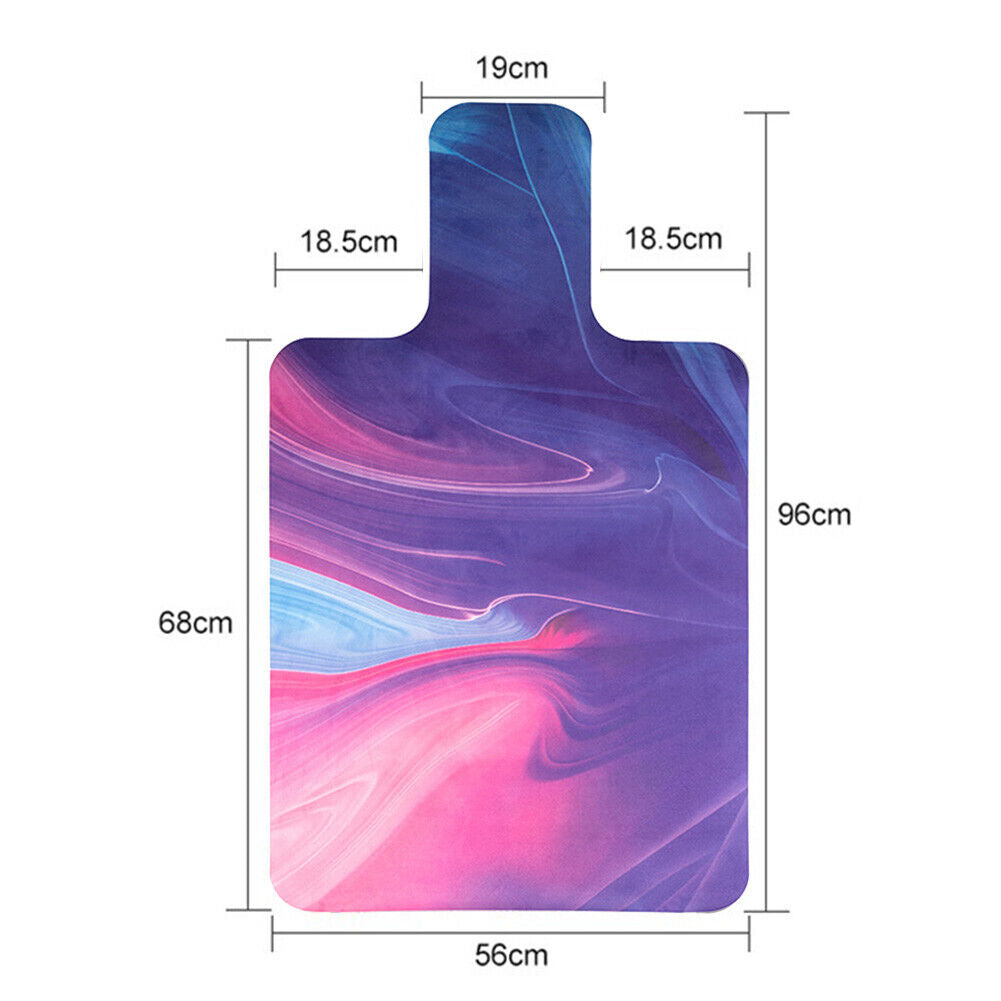 Non-Slip Pilates Reformer Mat Natural Rubber Yoga Meditation Pad (Colorful)