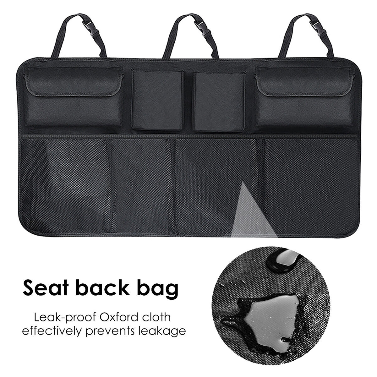 Car Trunk Hanging Organizer & Storage Bag Foldable Large Capacity Pouch