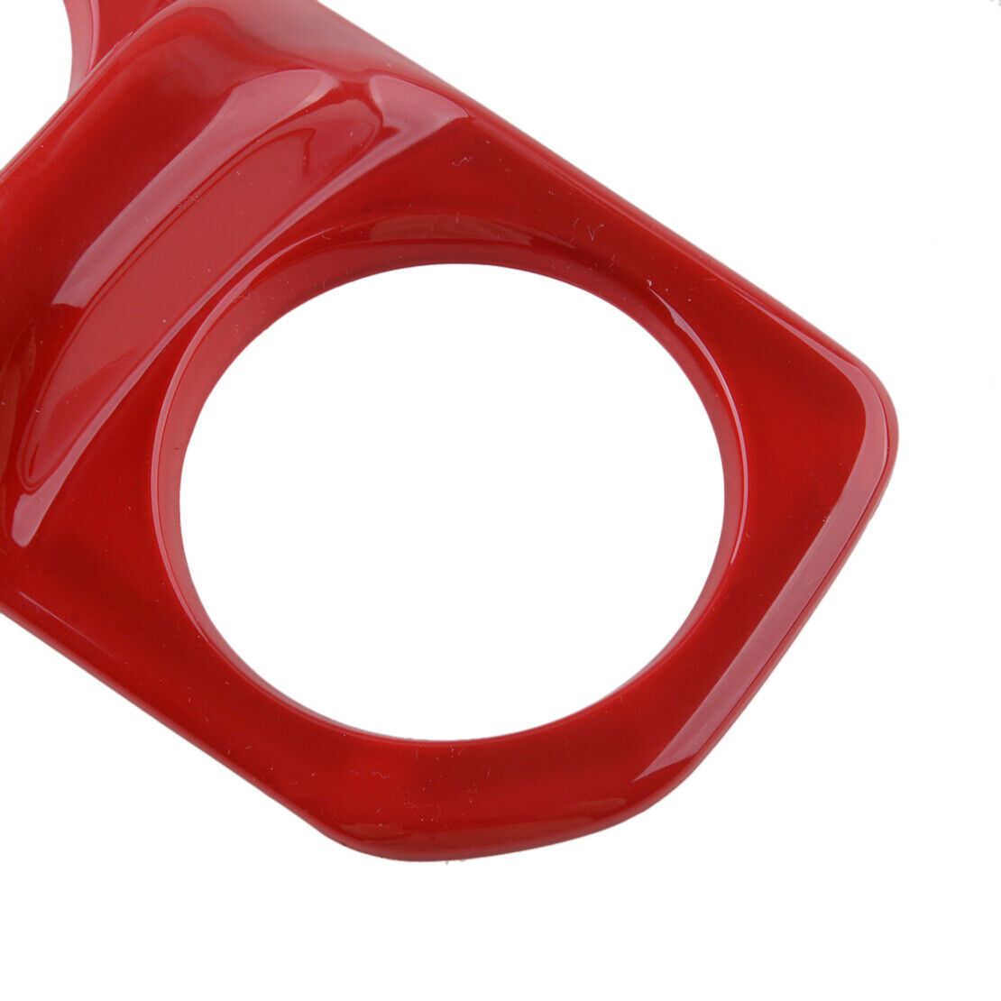 Red Rear Air Outlet Vent Frame Cover Trim Fit For Jeep Wrangler JL 2018-2022