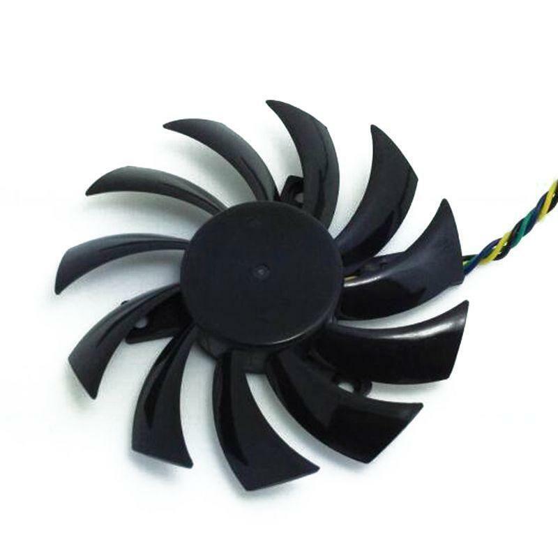 PLD08010S12HH 12V 0.35A 75mm 4Pin For MSI R6750 HD6750 DDR5.DX11 HD5750 Graphics