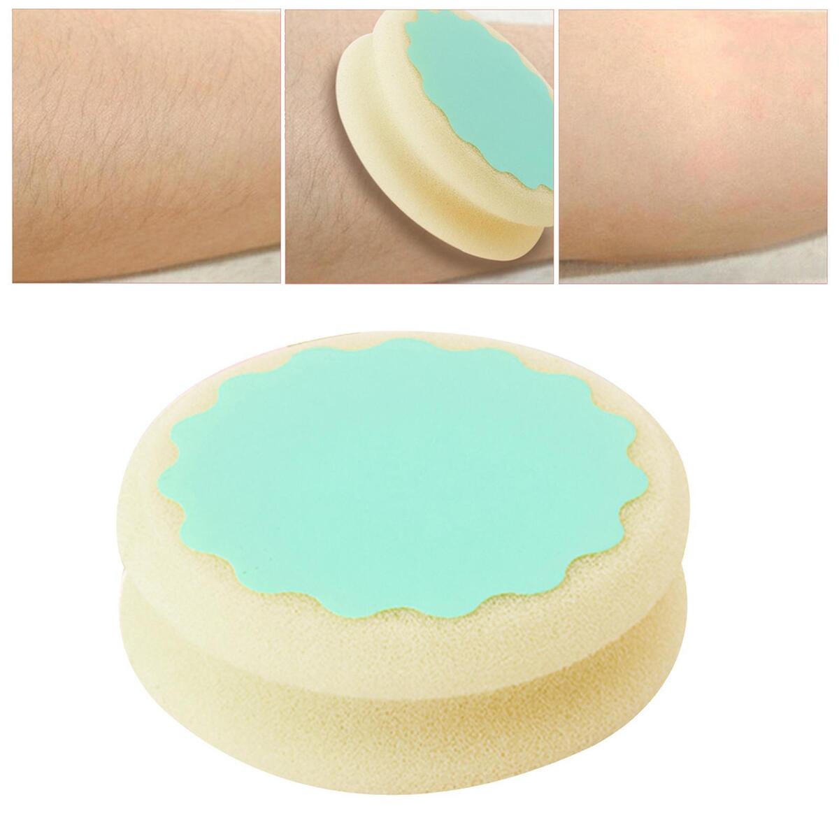 Hair Removal Depilation Sponge Pad Painless Leg Face Body Bikini Hair Remove