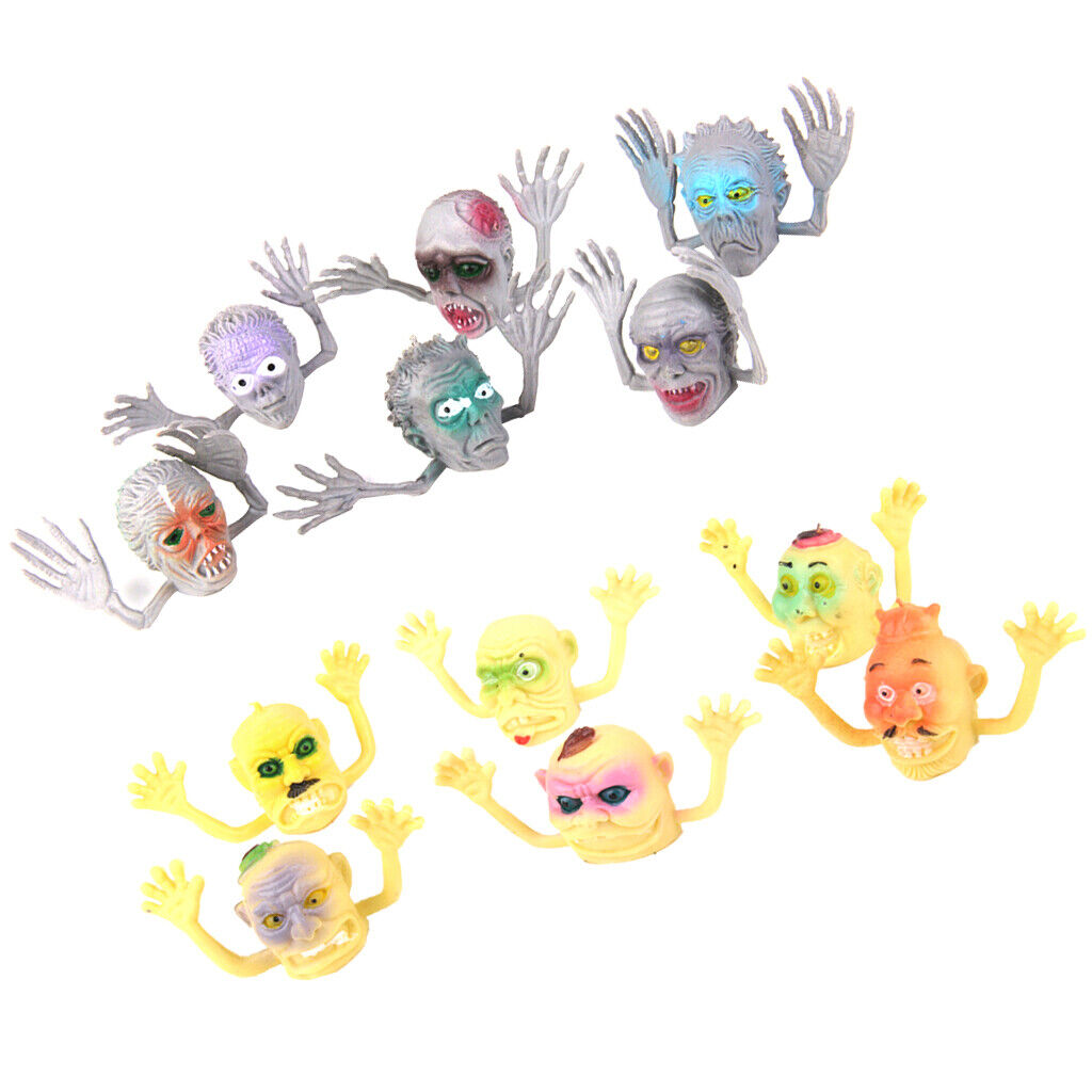 24 Zombie Monster Finger   Party Loot Favors Horror Gag Gift