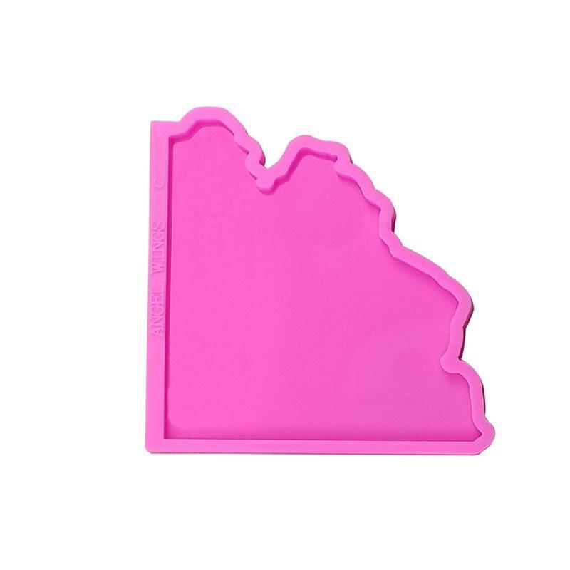 Roller Coaster Tray Mould Silicone Agate Coaster Molds for Making DIY Crafts